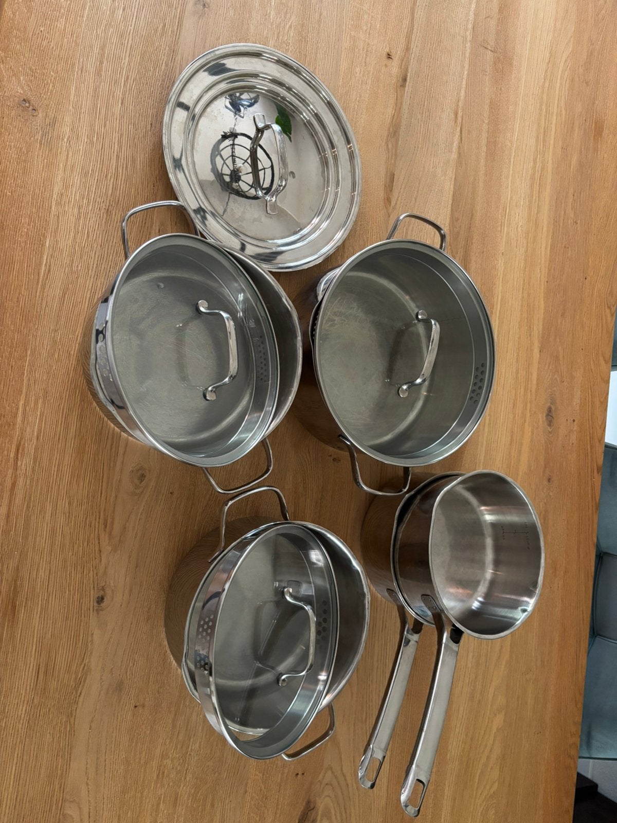 Masterchef pannen, Gebruikt, Pannenset, Rvs, Overige merken