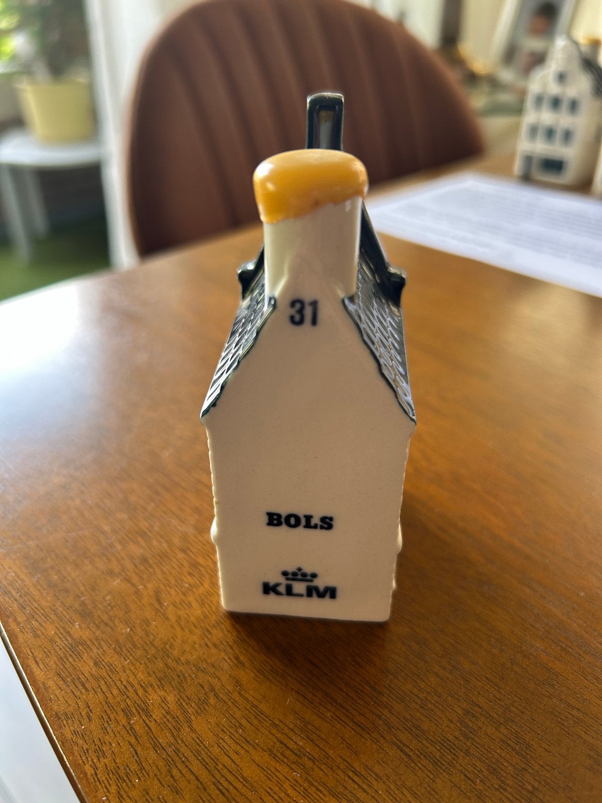 KLM BOLS Delfts Blauw huisje nummer 31, Ophalen of Verzenden, Zo goed als nieuw, 21 t/m 40, Gevuld