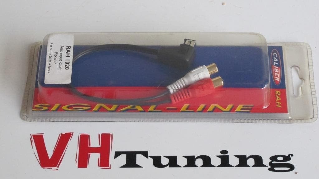 Caliber RAH 1020 Audiokabel Aux input Pioneer naar RCA tulp, Ophalen of Verzenden, Nieuw, Minder dan 2 meter, Luidsprekerkabel