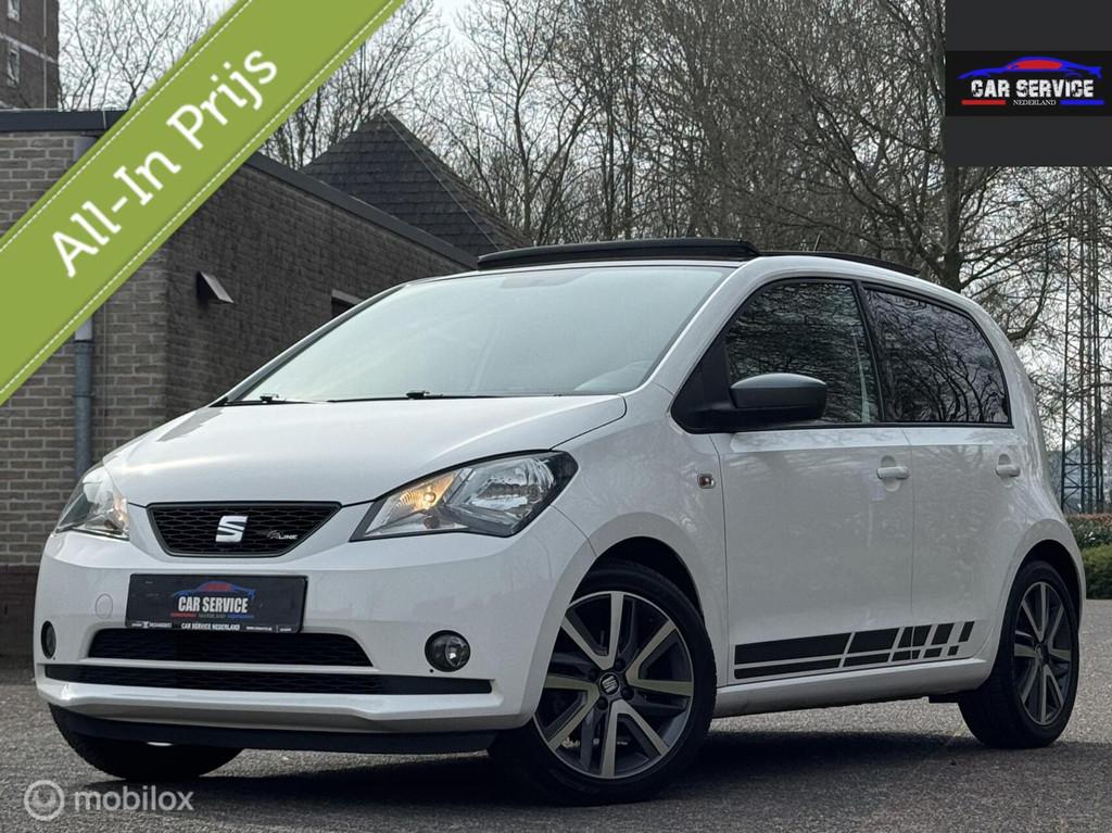 Seat Mii 1.0 FR Intense/BT/LMV/PANORAMADAK/NETTE STAAT/DO, Auto's, Voorwielaandrijving, Gebruikt, 840 kg, 4 stoelen