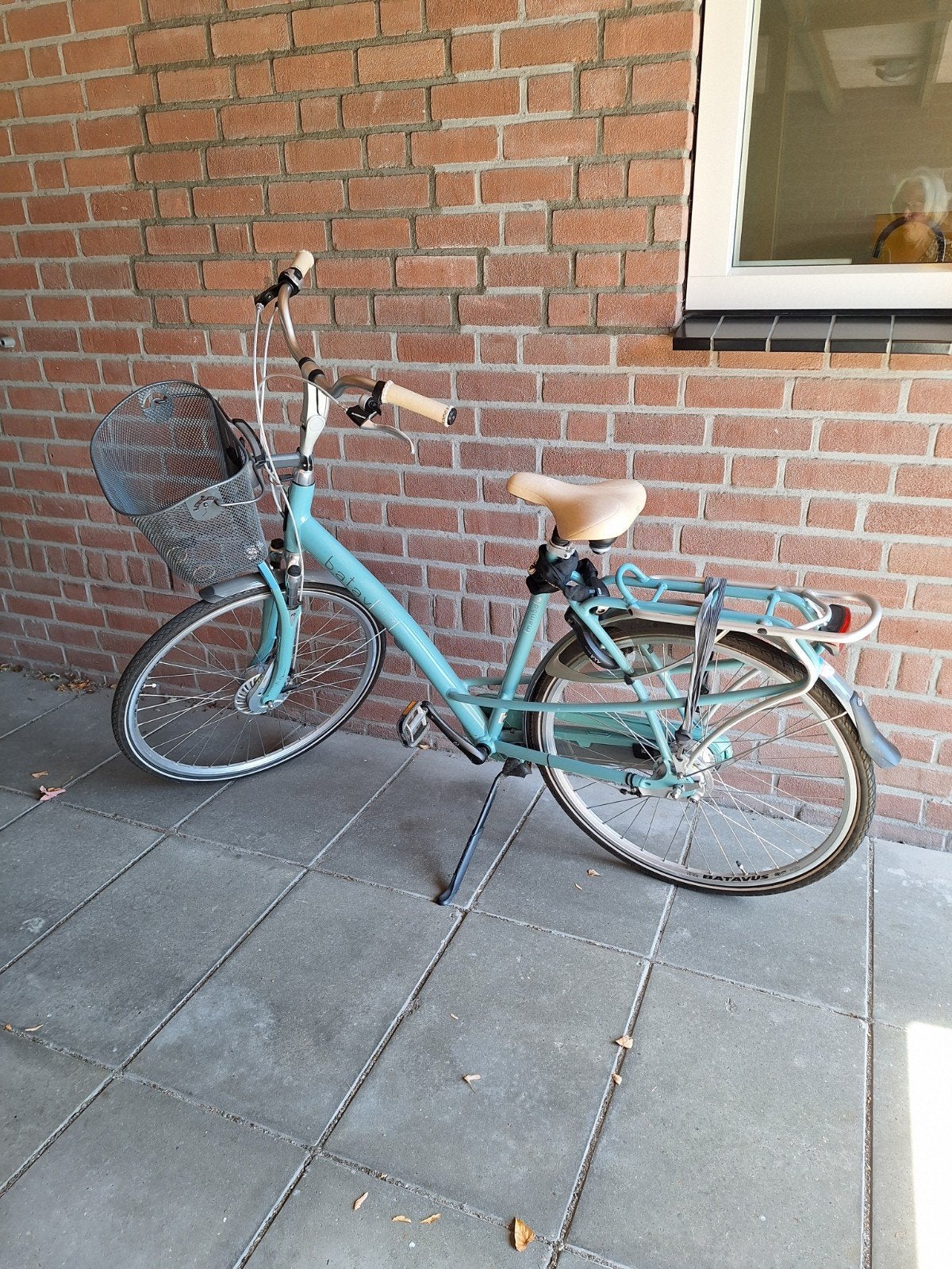 Fiets Batavus Vintageblauw, Fietsen en Brommers, Fietsen | Dames | Damesfietsen, Ophalen, Versnellingen, Batavus, 56 cm of meer