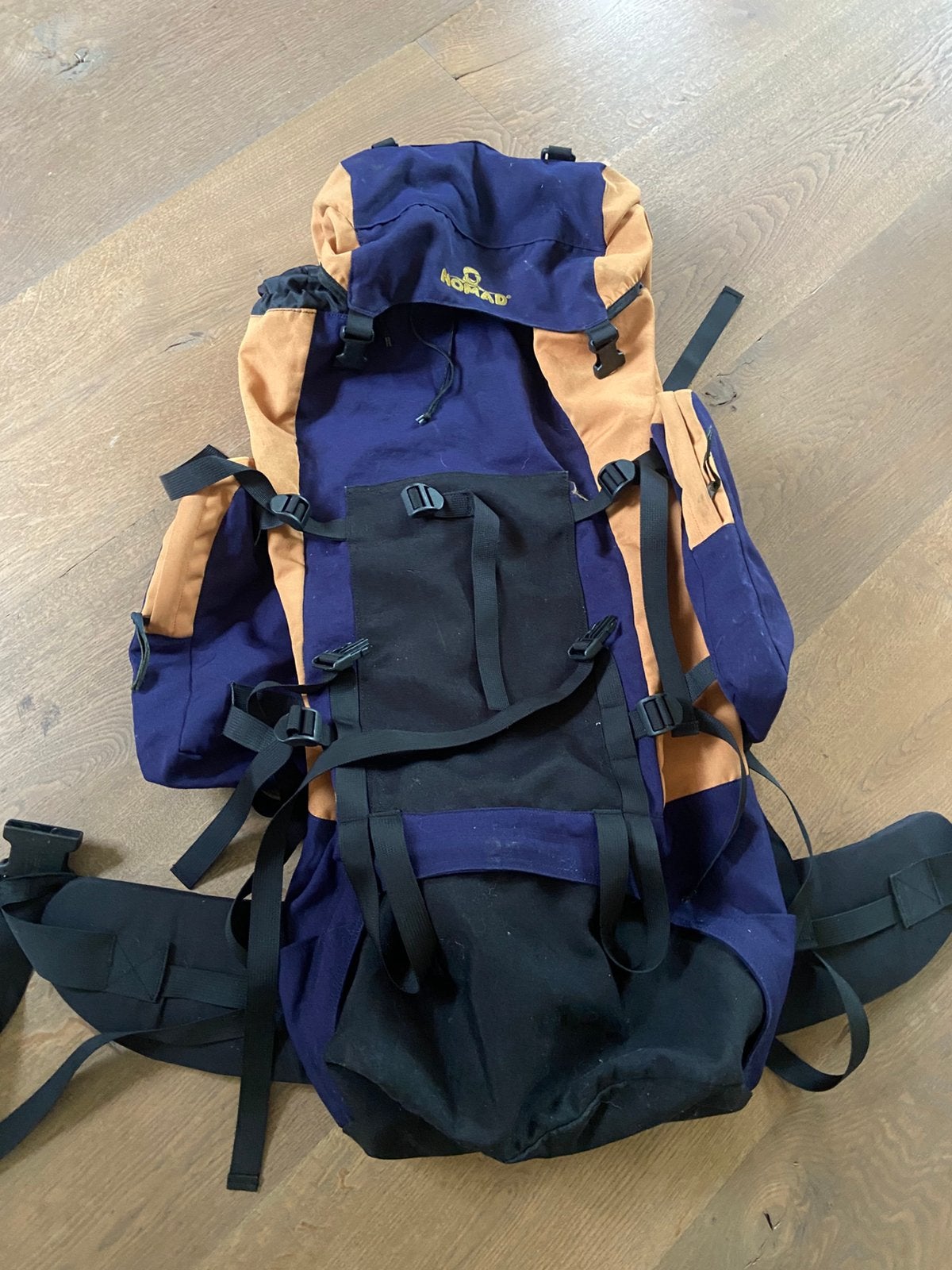 Nomad backpack rugtas groot, Gebruikt, Ophalen of Verzenden, Trekking, 60 cm of meer