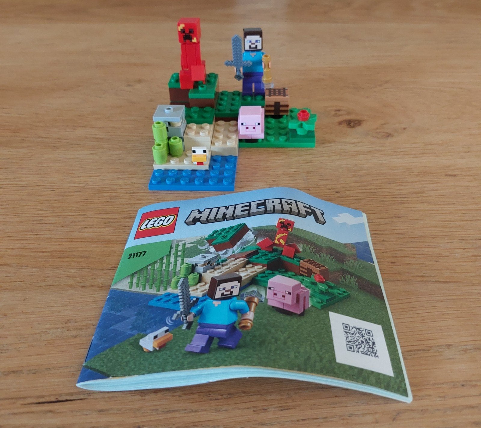 LEGO Minecraft, Set 21177, De Creeper Hinderlaag, Kinderen en Baby's, Speelgoed | Duplo en Lego, Ophalen, Minecraft, Lego, Compleet