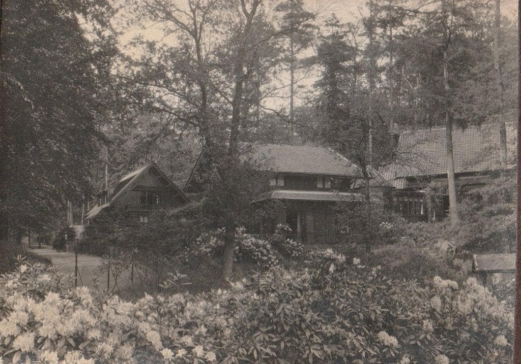 Renkum Italiaansche weg 1925 oude foto x 2, Gebruikt, Foto, Ophalen of Verzenden, Gebouw