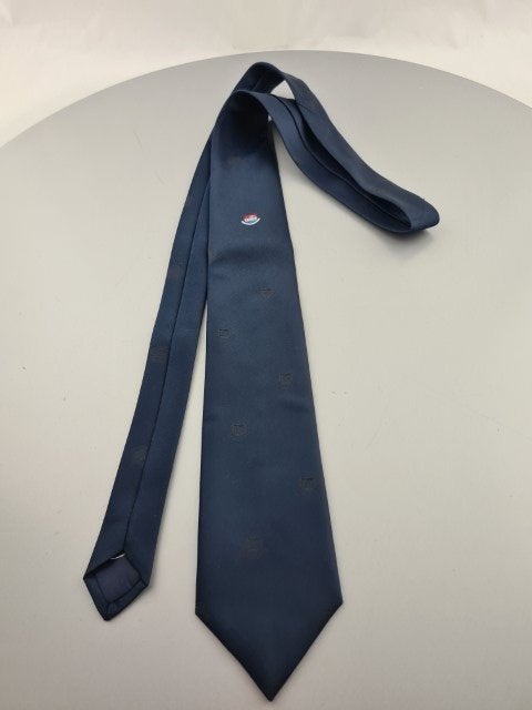 Stropdas DDA Dutch Dakota Accosiation, DDA, Effen, Blauw, Nieuw