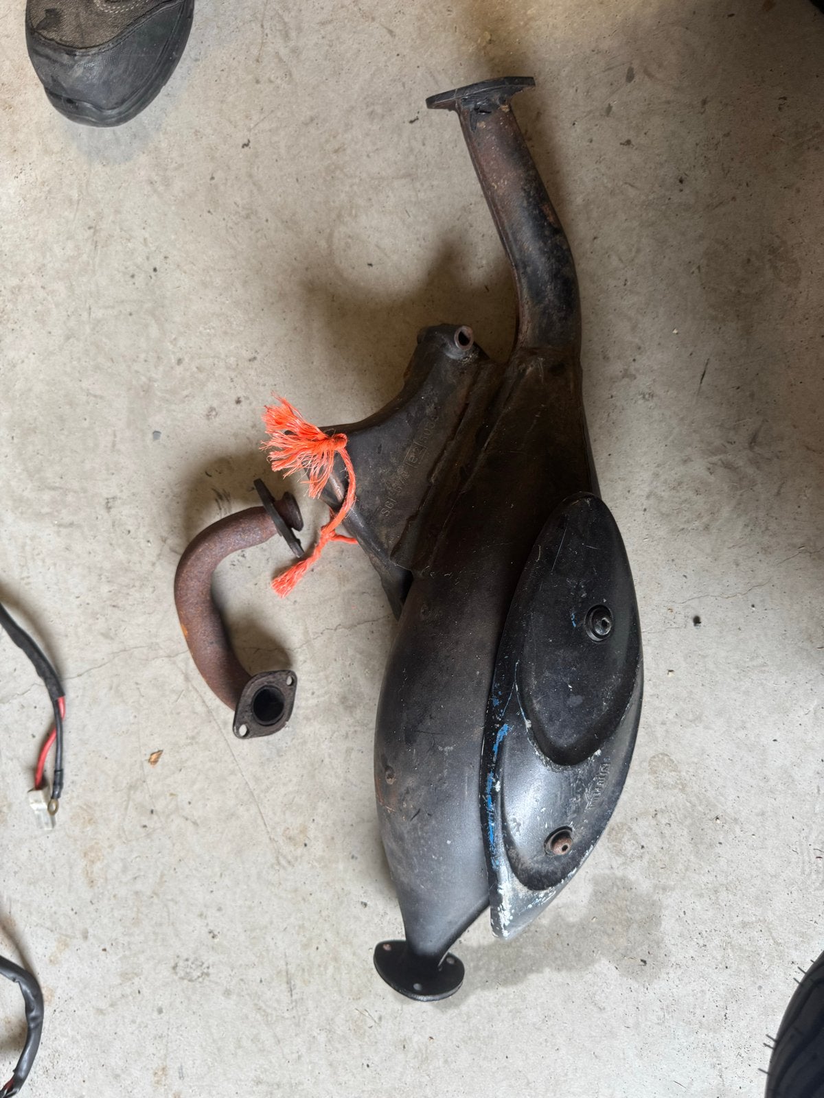 Piaggio 50/70 uitlaat Sito Plus zonder demper, Ophalen of Verzenden, K, K, K