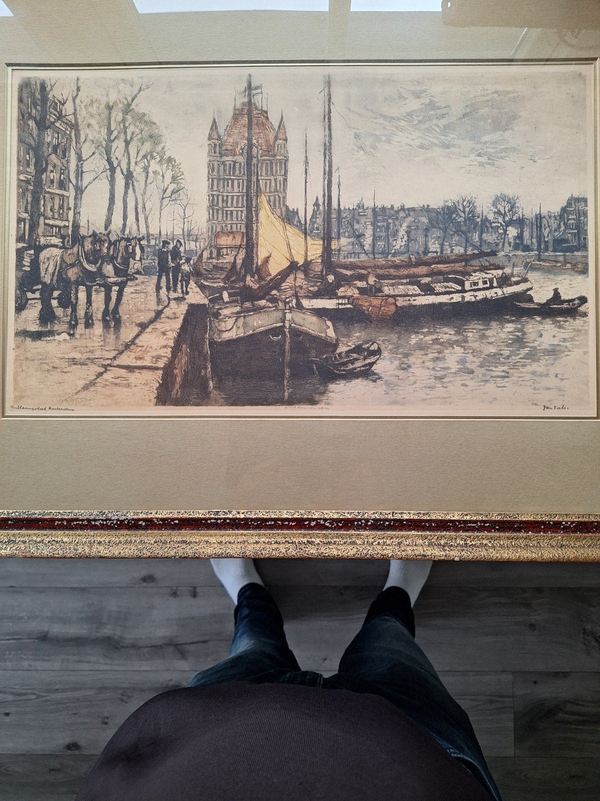 ets gesigneerd, Antiek en Kunst, Ophalen