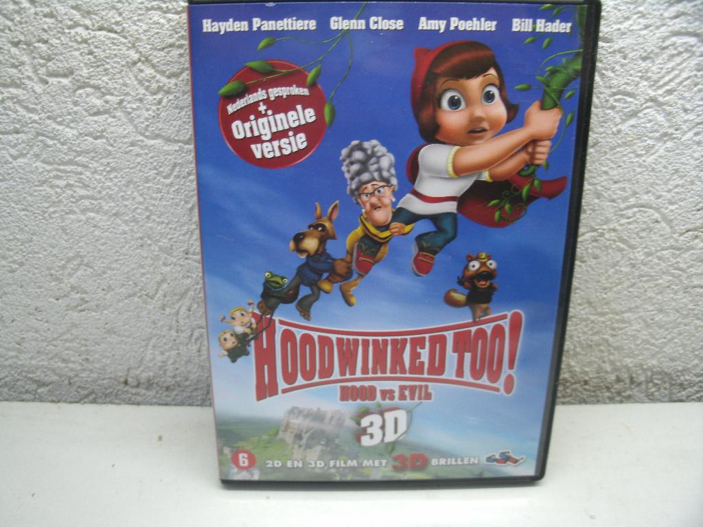 dvd 42k hoodwinked too  3d, Ophalen of Verzenden, Zo goed als nieuw