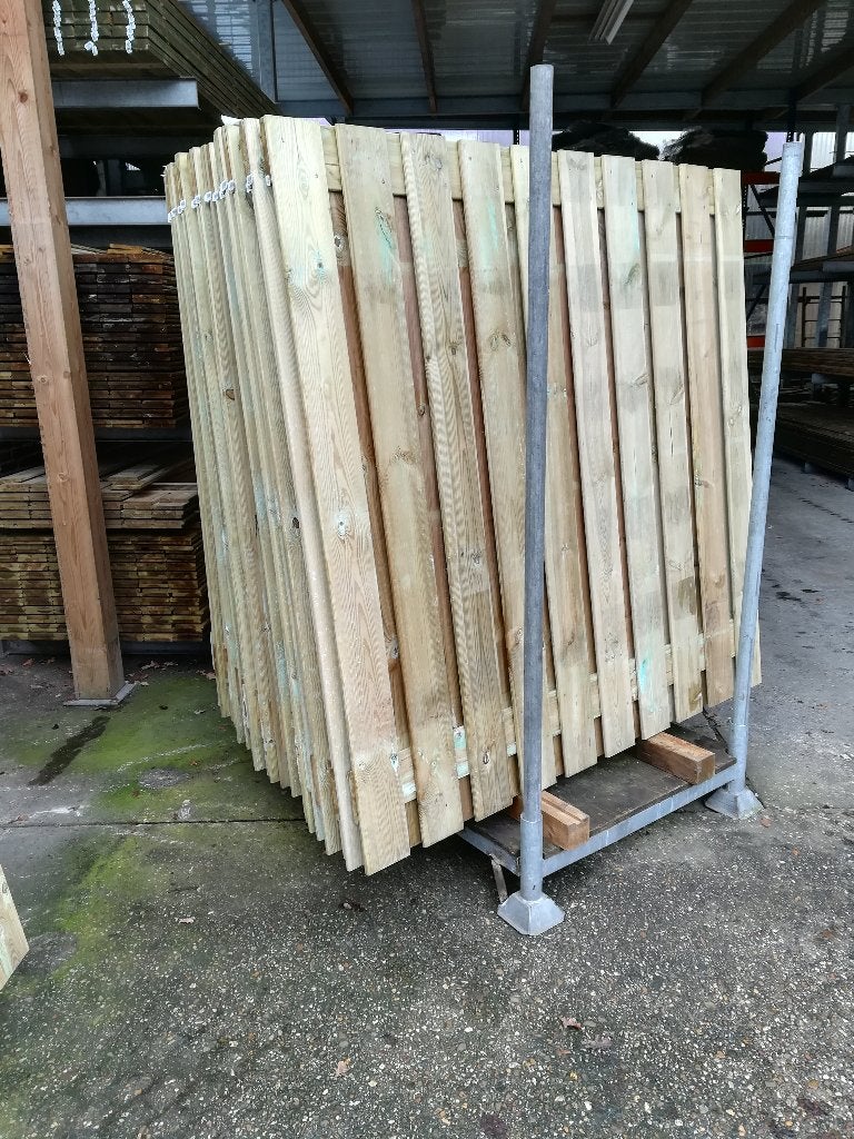 Luxe 21-planks schutting schermen, Ophalen, 1 tot 2 meter, -, Minder dan 3 meter
