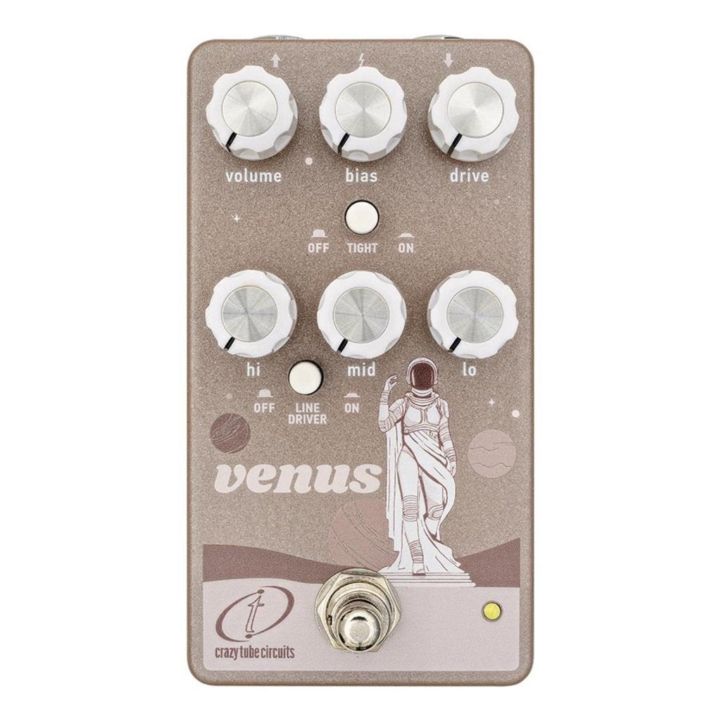 Crazy Tube Circuits Venus Real Tube Overdrive effectpedaal, Volume, ., Nieuw, Ophalen of Verzenden