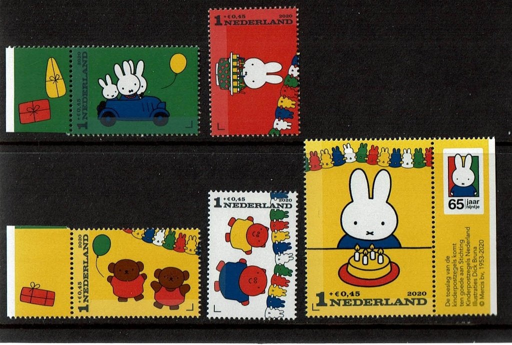 Nederland NVPH 3881 a t/m e postfris, Verzenden, Na 1940, Postfris