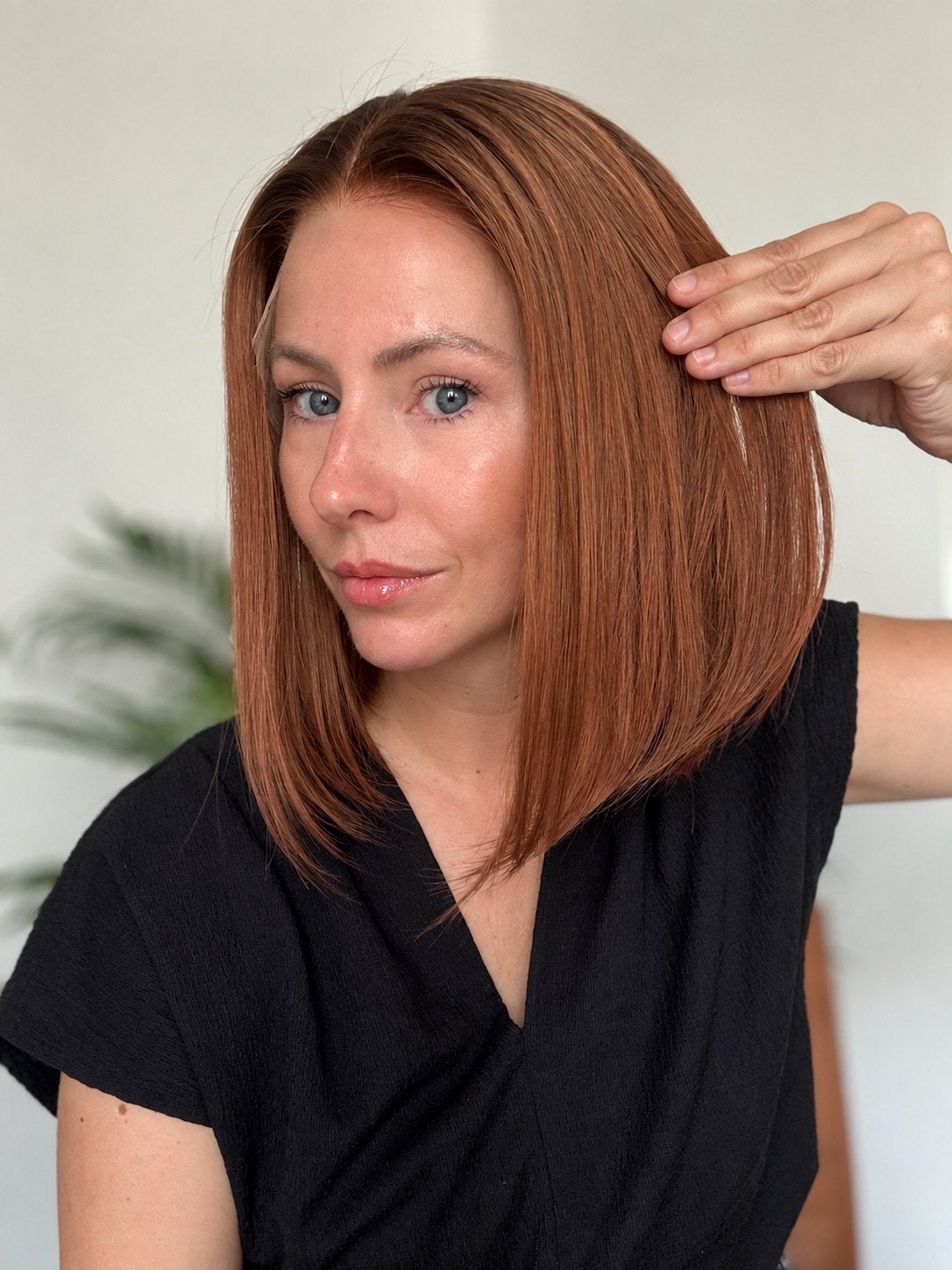 Human Hair Pruik Bob – 13x6 HD Lace – 110% Density – Maat S, Hair, Hair, Ophalen of Verzenden, Pruik of Haarverlenging