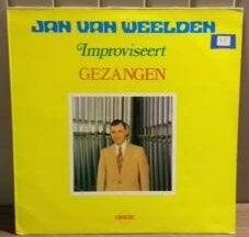 #10 LP Jan van Weelden Improviseert Gezangen, LP, Ophalen of Verzenden, Zo goed als nieuw, 12 inch