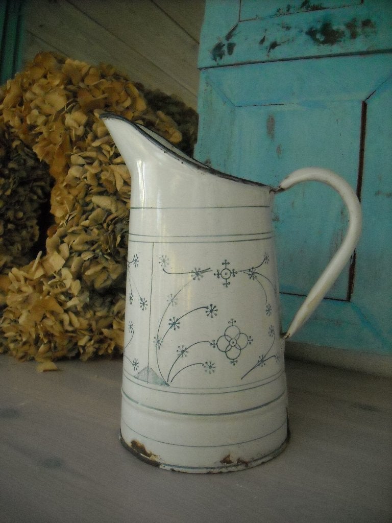 emaille brocante Saks kan, Antiek en Kunst, Antiek | Emaille, Ophalen of Verzenden