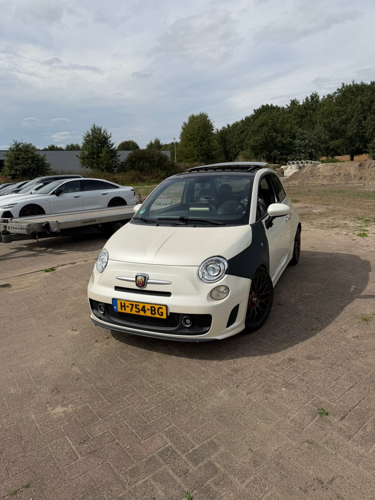 Fiat 500 1.4 Abarth C 2009 Wit, Ophalen, Nieuw, Fiat
