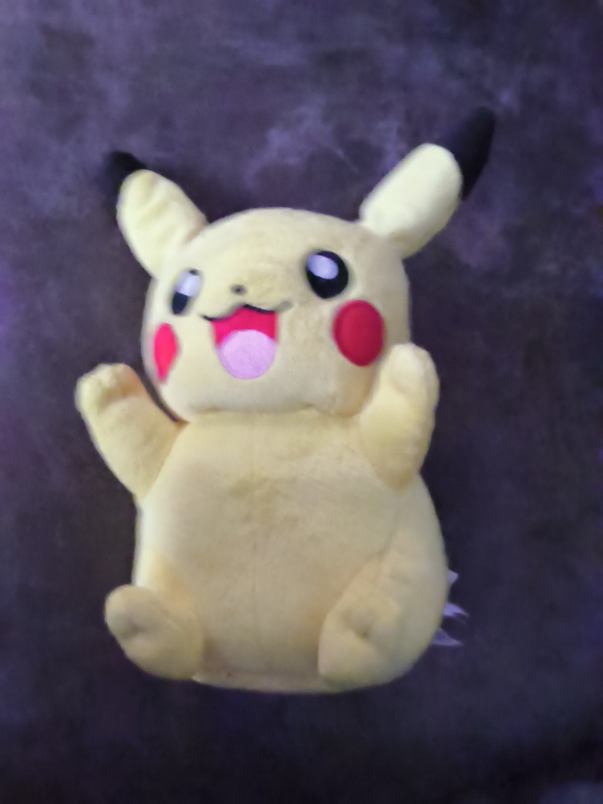 Interactieve Pikachu Knuffel met Licht - Pokémon, Geel, Ophalen of Verzenden, Zo goed als nieuw, Middelgroot (20 tot 80 cm)