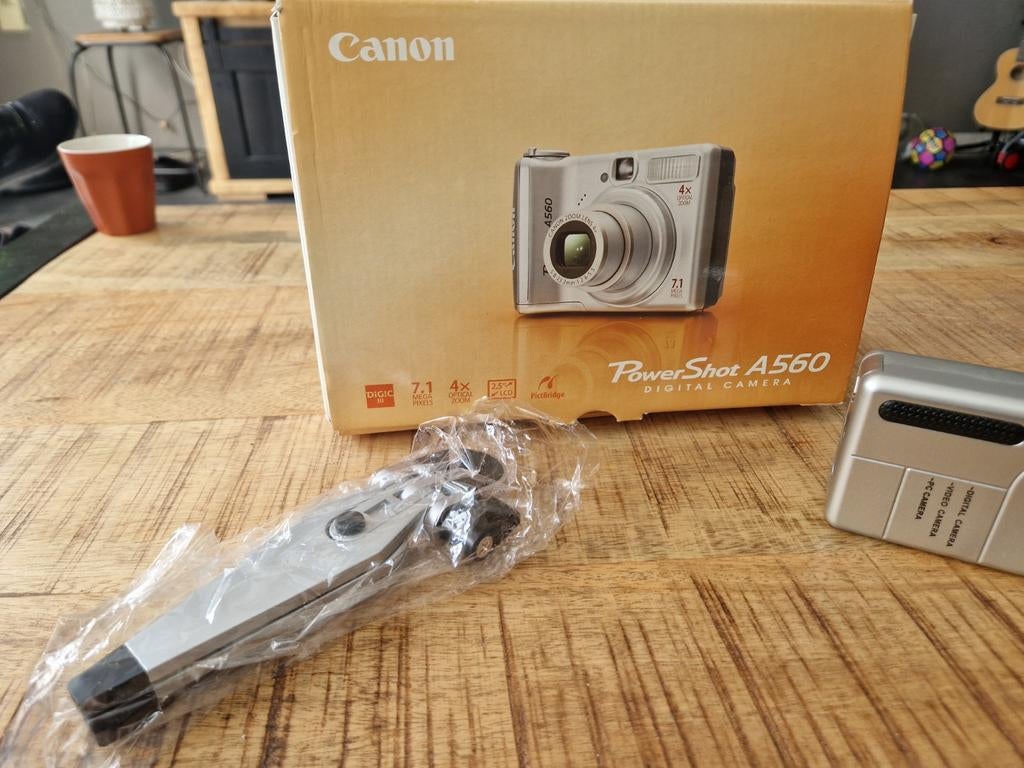 Canon PowerShot A560 Digitale Camera - Compleet in Doos, Canon, Compact, Ophalen of Verzenden, Zo goed als nieuw