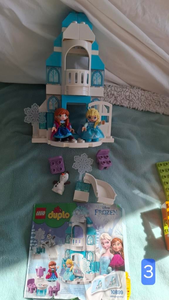 Duplo Disney Frozen Ijs kasteel 10899 (zonder lichtblokje), Kinderen en Baby's, Speelgoed | Duplo en Lego, Ophalen of Verzenden