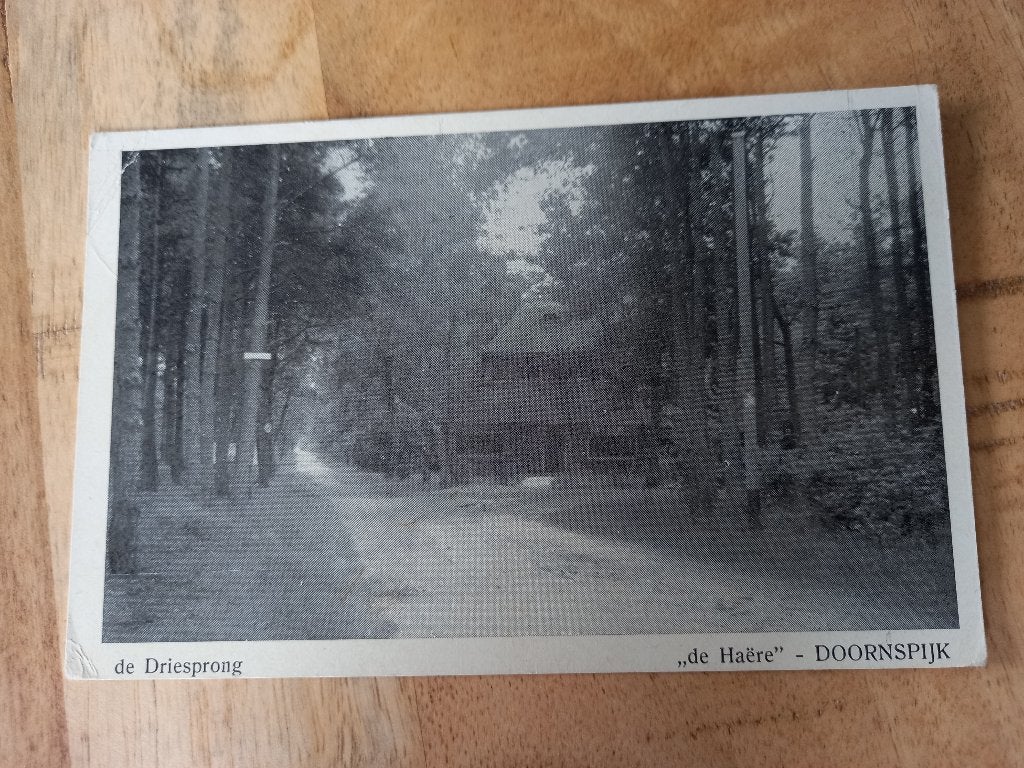 Doornspijk, de driesprong "de Haere", Ophalen of Verzenden, 1960 tot 1980, Gelopen, Gelderland