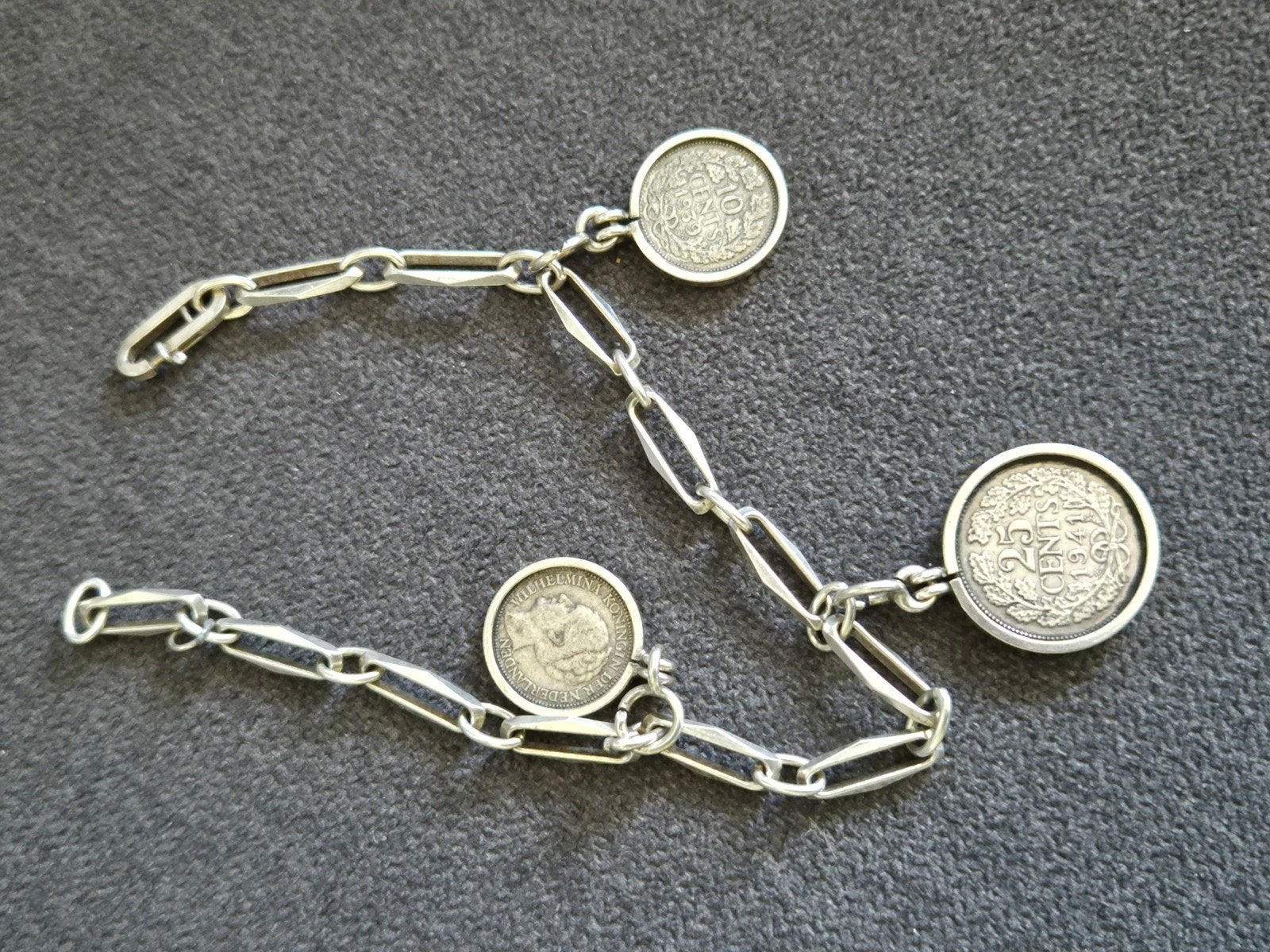 Zilveren armband, Ophalen of Verzenden, Zo goed als nieuw, Met bedels of kralen, Zilver