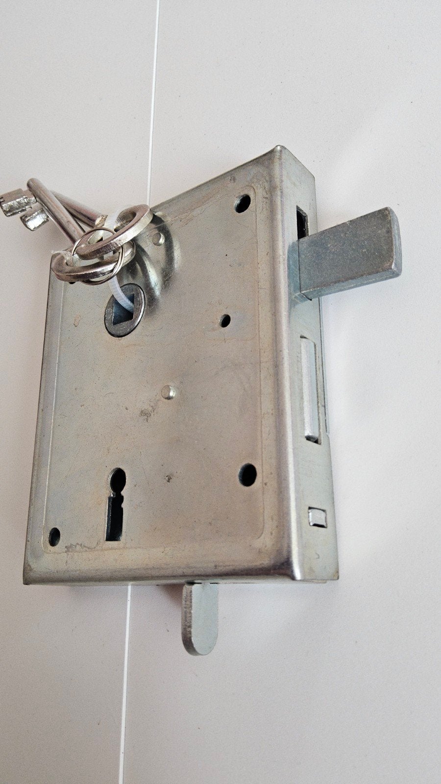 poortslot slot schuttingdeur en boerenklinkstel, Ophalen of Verzenden, Nieuw, Slot