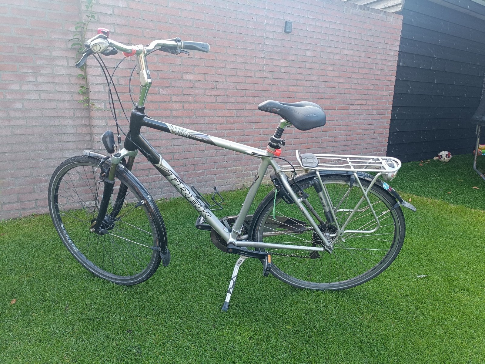 Trek Navigator T500 - Comfortabele toerfiets, Gebruikt, Velgrem, Versnellingen, 53 tot 57 cm