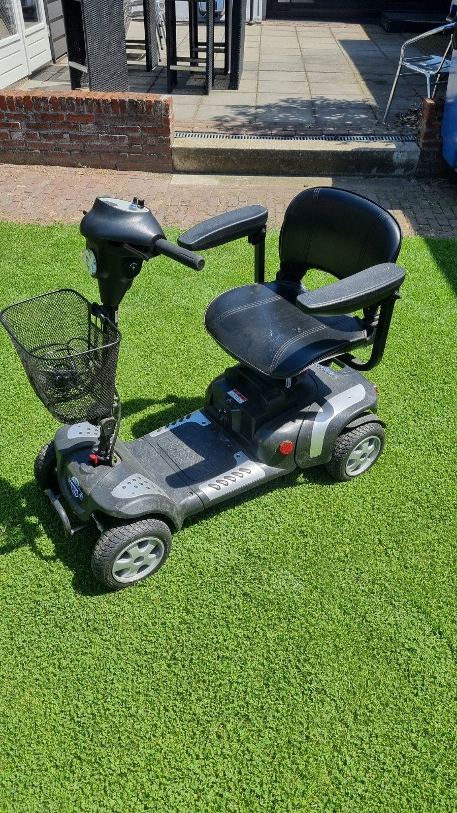 Vermeieren scootmobiel zwart, Diversen, Brommobielen en Scootmobielen, Ophalen, Gebruikt, 15 km of minder, 11 t/m 15 km/u
