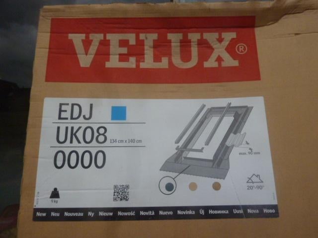 Nieuwe Velux EDJ UK08 gootstuk / voor verdiepte inbouw, Ophalen, Nieuw, 100 tot 150 cm, 100 tot 150 cm