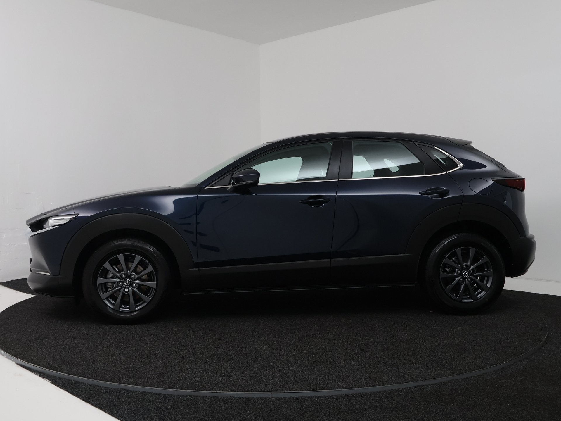 Mazda CX-30 2.0 e-SkyActiv-X M Hybrid Prime-line | Trekhaak, Auto's, Voorwielaandrijving, Stof, Gebruikt, Blauw