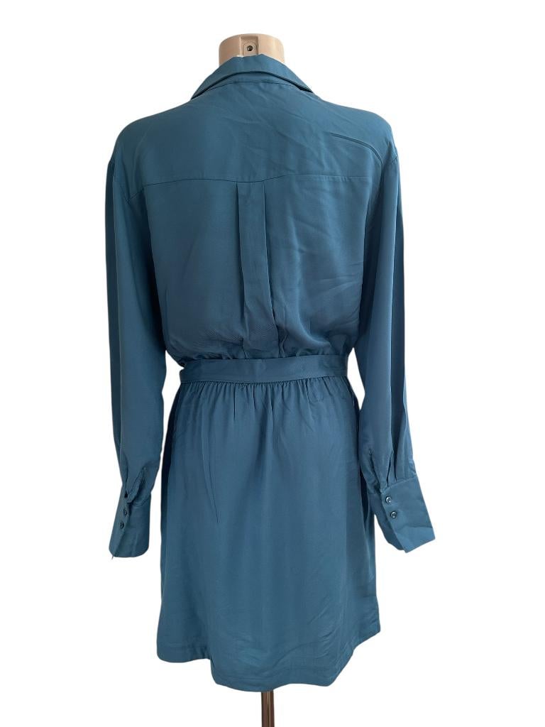 Anna van Toor jurk L, Kleding | Dames, Maat 38/40 (M), Blauw, Ophalen of Verzenden, Zo goed als nieuw
