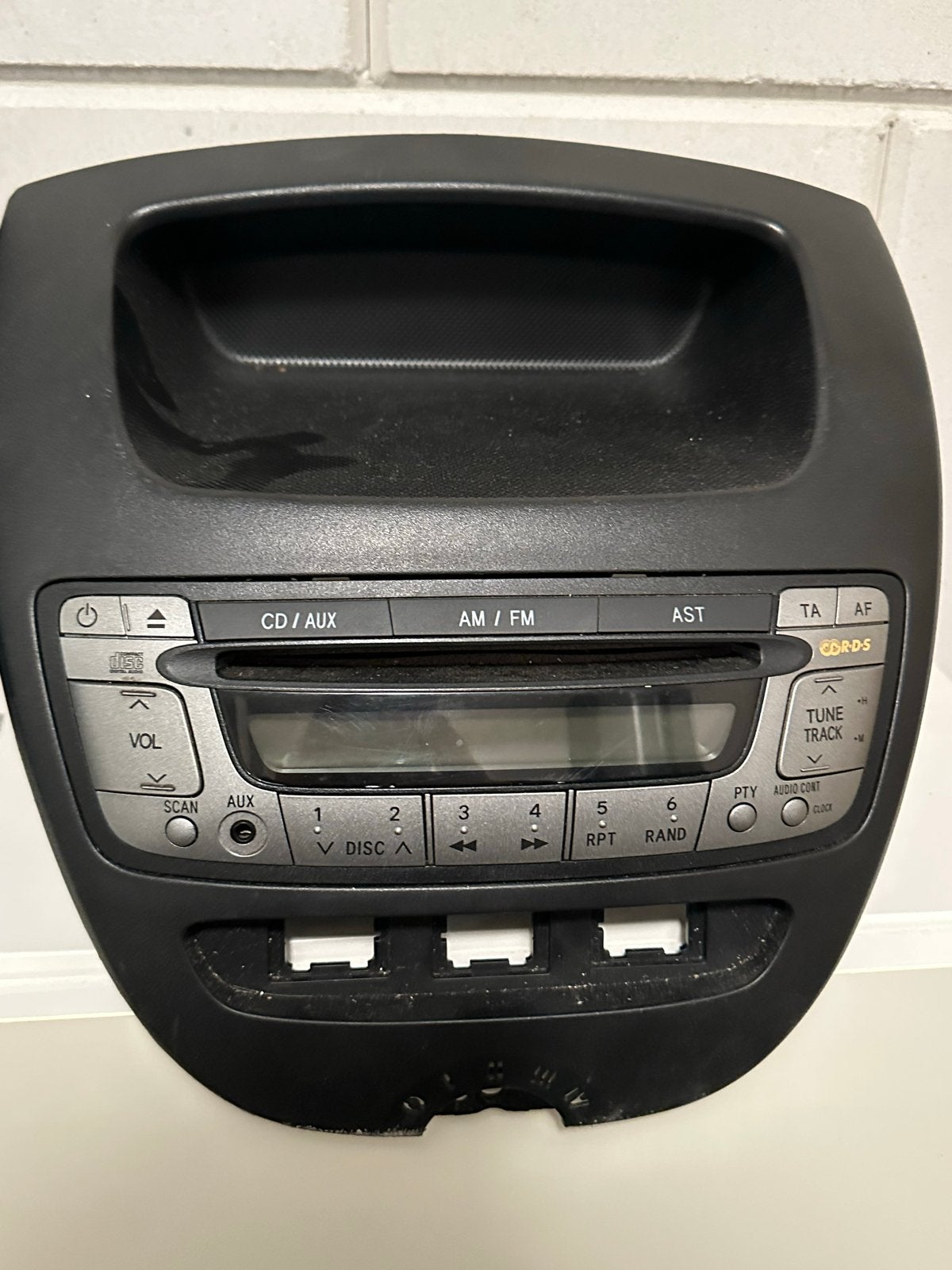 Originele radio Peugeot 107 - CD/AUX/AM/FM, Ophalen of Verzenden, Gebruikt