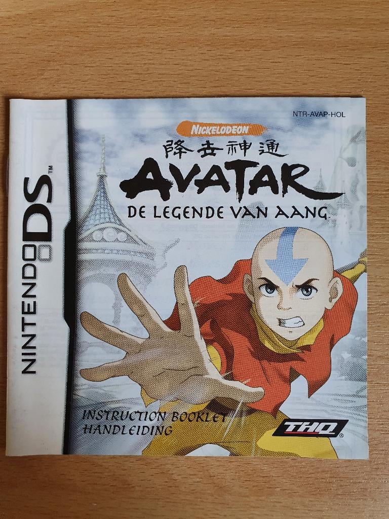 Handleiding: Avatar: de legende van aang, Avontuur en Actie, Gebruikt, 1 speler, Ophalen of Verzenden
