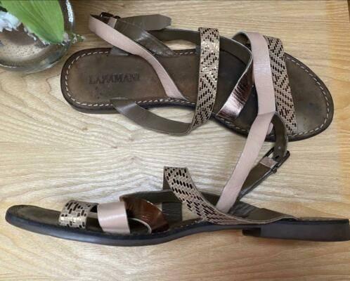 Sandalen van Lazamani/Ziengs maat 41, Kleding | Dames, Schoenen, Overige kleuren, Zo goed als nieuw, Sandalen of Muiltjes, Ophalen of Verzenden