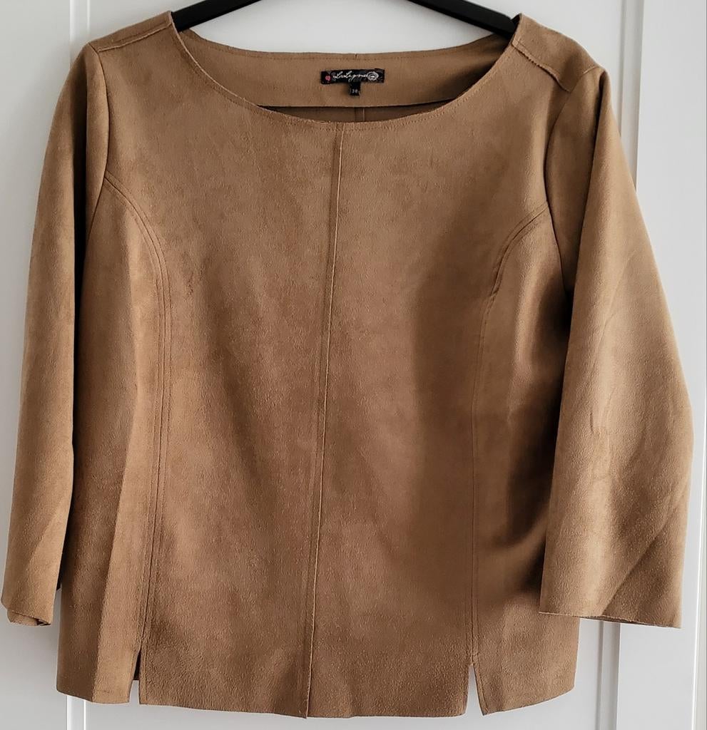 La Ligna top, maat 38, Maat 38/40 (M), Beige, Ophalen of Verzenden, Zo goed als nieuw