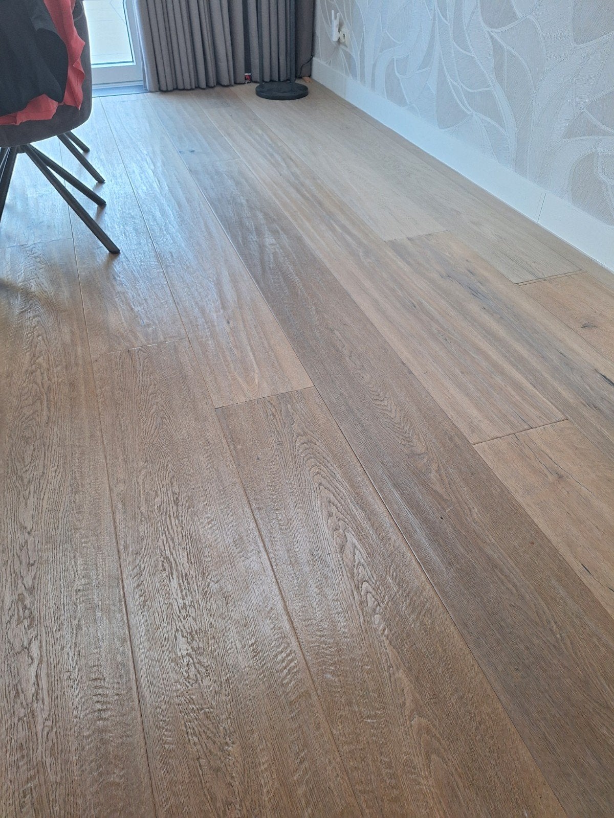 +/- 55m2 lamelparket, Gebruikt, 10 m² of meer, 10 tot 30 cm, Hout