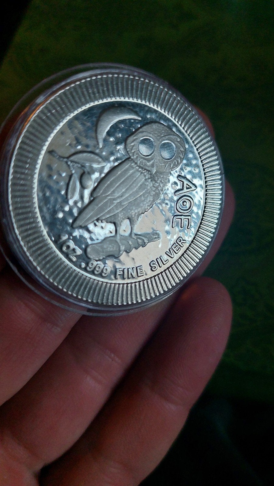 athenian owl 2021 i troy ounce zilver, Ophalen of Verzenden, Zilver