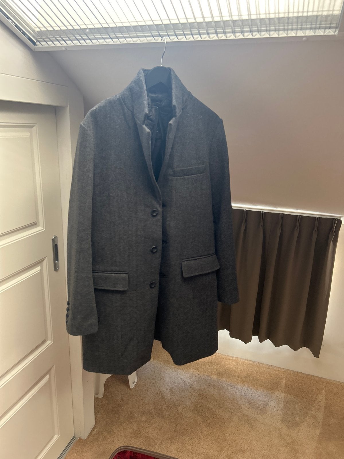 Refill herenjas, nieuw staat, maat L, Kleding | Heren, Ophalen of Verzenden, Nieuw, Maat 52/54 (L), Grijs