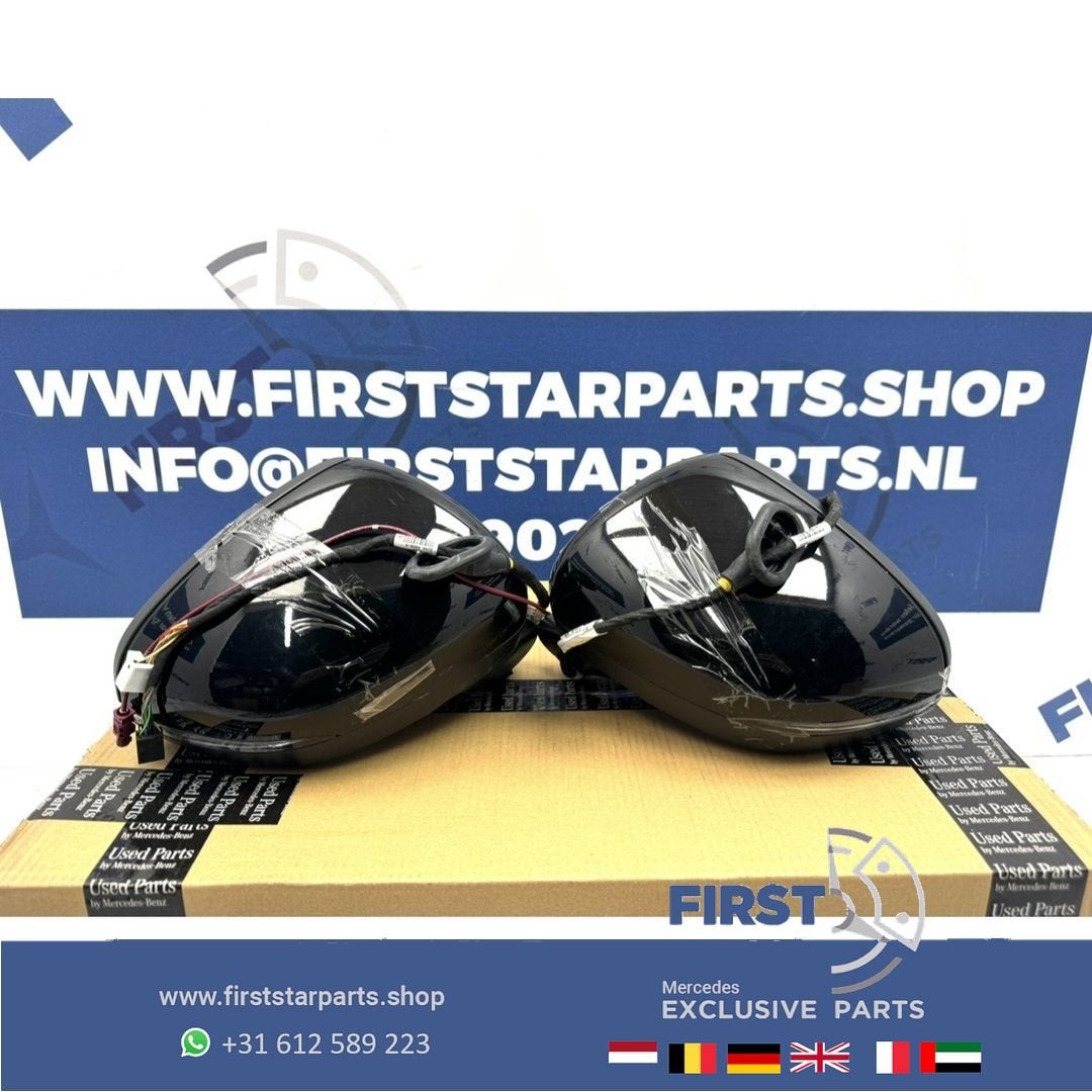 W177 SPIEGEL SET LINKS + RECHTS ZWART WIT GRIJS Mercedes A K, Auto-onderdelen, Spiegels, Gebruikt, -, Ophalen of Verzenden, -