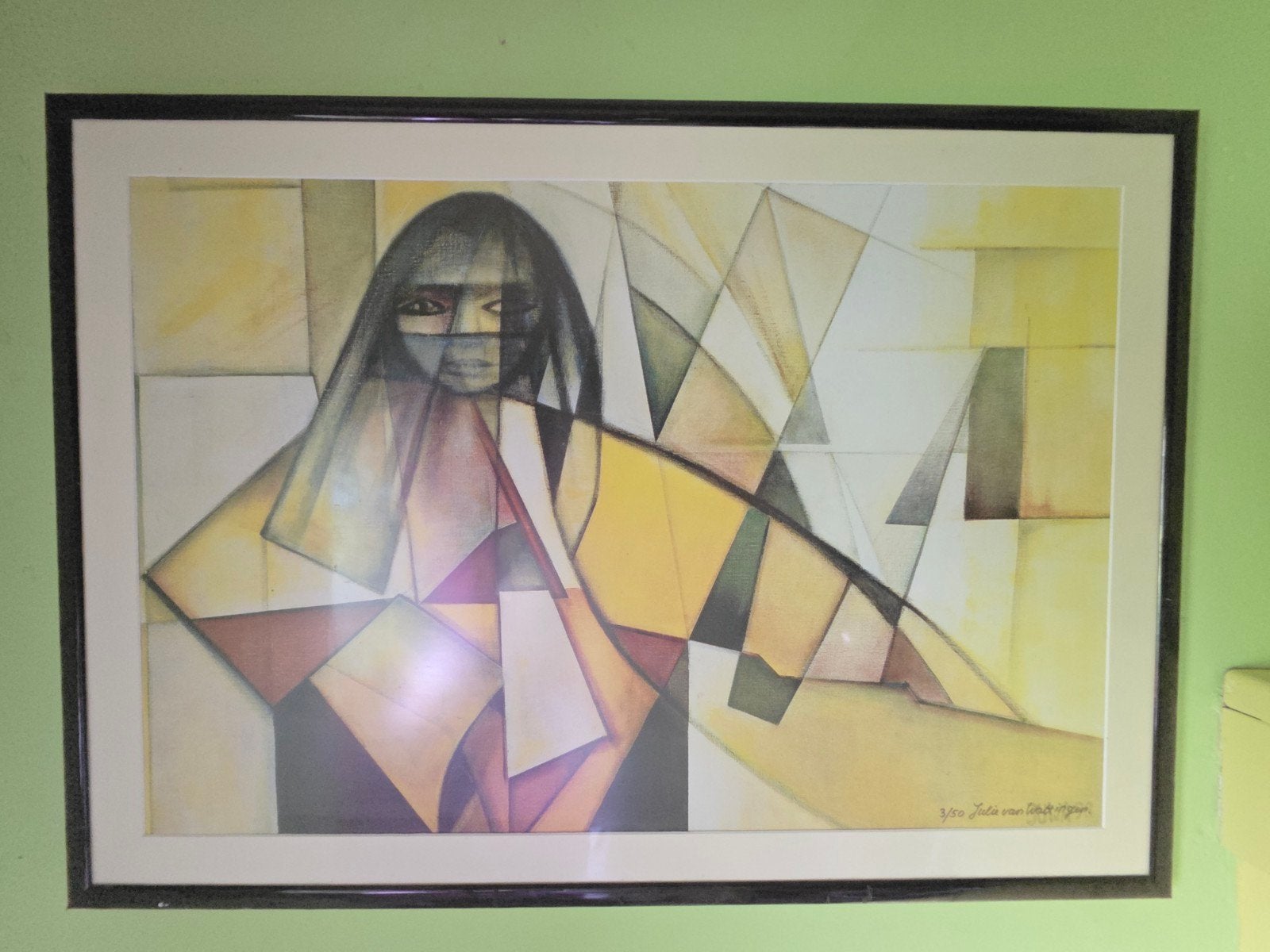 Julie van Wattingen (JUWA) Lithografie of Giclée? nr. 3/50, Antiek en Kunst, Gelimiteerde oplage, Ophalen, Abstract