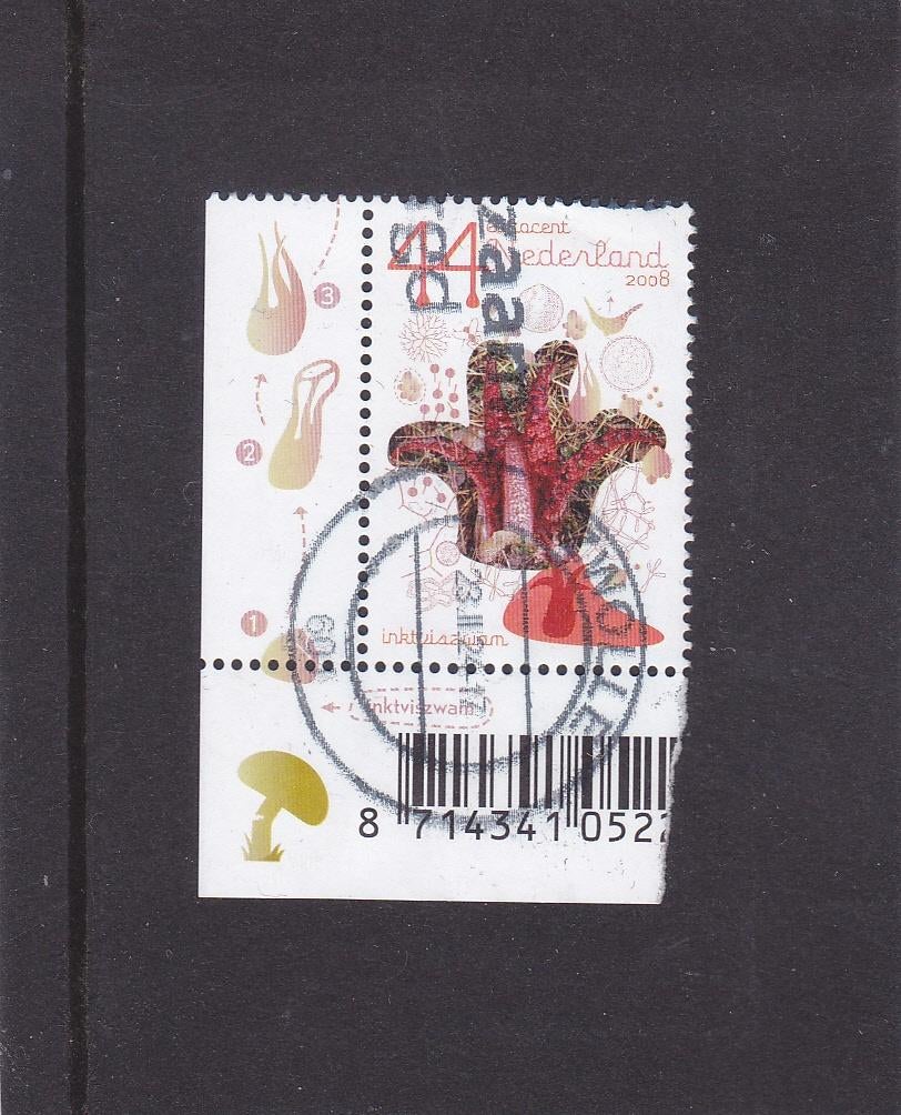 postzegel Nederland met Tab, Verzenden, Na 1940, Gestempeld