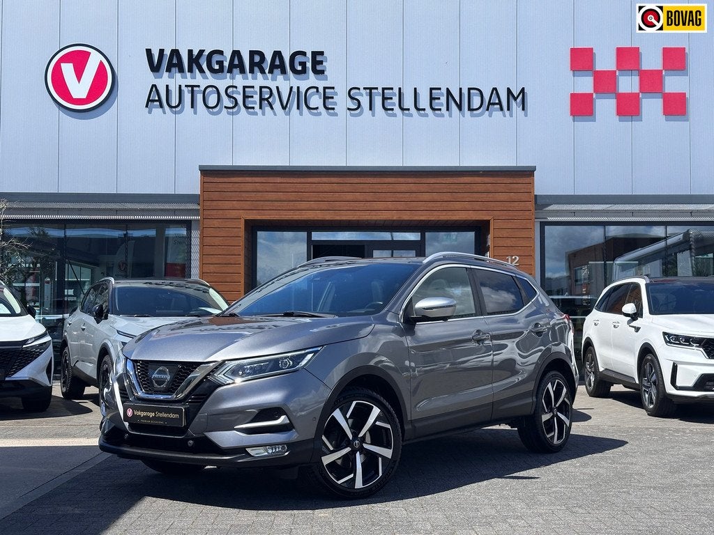 Nissan Qashqai 1.2 Tekna+|1e eigenaar|360 cam|Trekhaak|Bose|, Auto's, Nissan, Gebruikt, 4 cilinders, 116 pk, Handgeschakeld