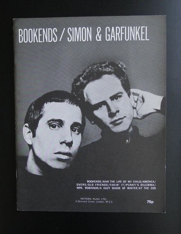 Simon & Garfunkel - Bookends, Muziek en Instrumenten, Bladmuziek, Ophalen of Verzenden, Zo goed als nieuw, Keyboard, Artiest of Componist