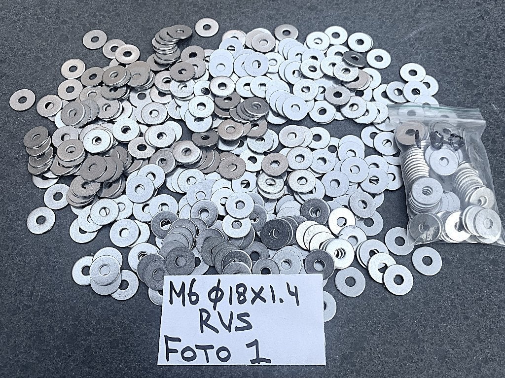 Rvs M6 M8 M10 M12 M16 carrosserieringen, Ophalen of Verzenden, Nieuw, Overige typen