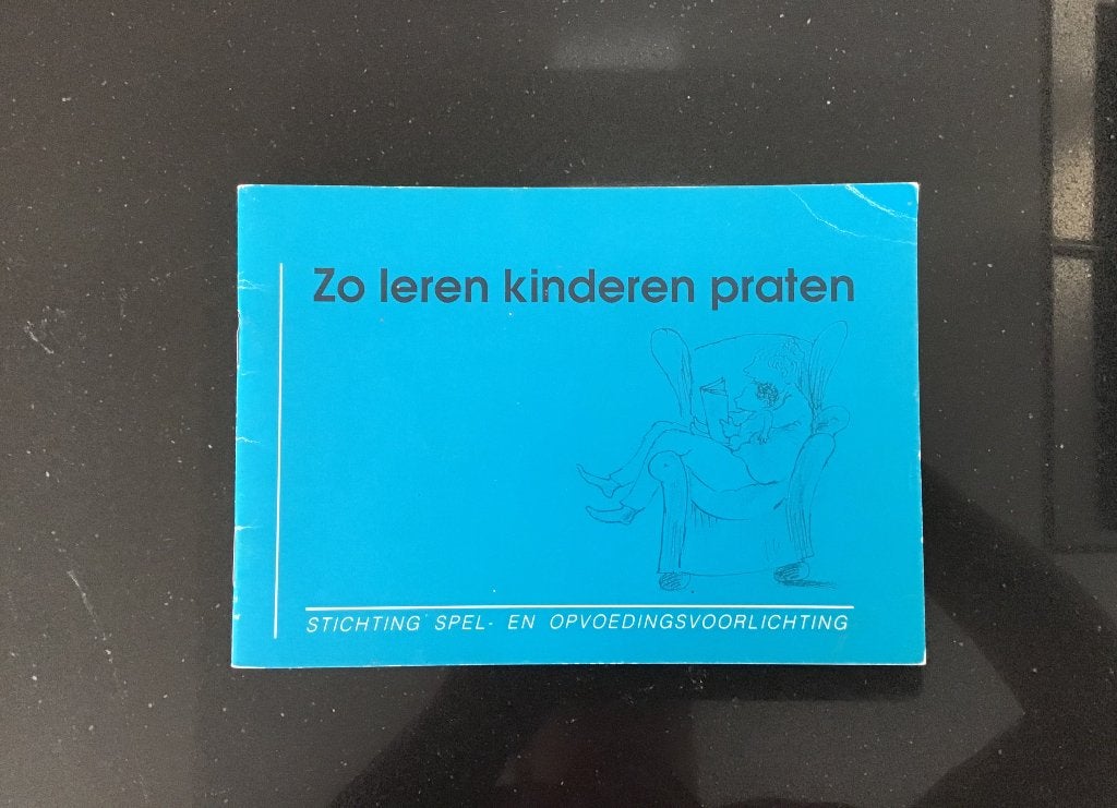 Boekje. Zo leren kinderen praten. Uitgave 1990., Gelezen, Verzenden, Overige typen, Stichting Spel- en opvoedingsvoorlichting