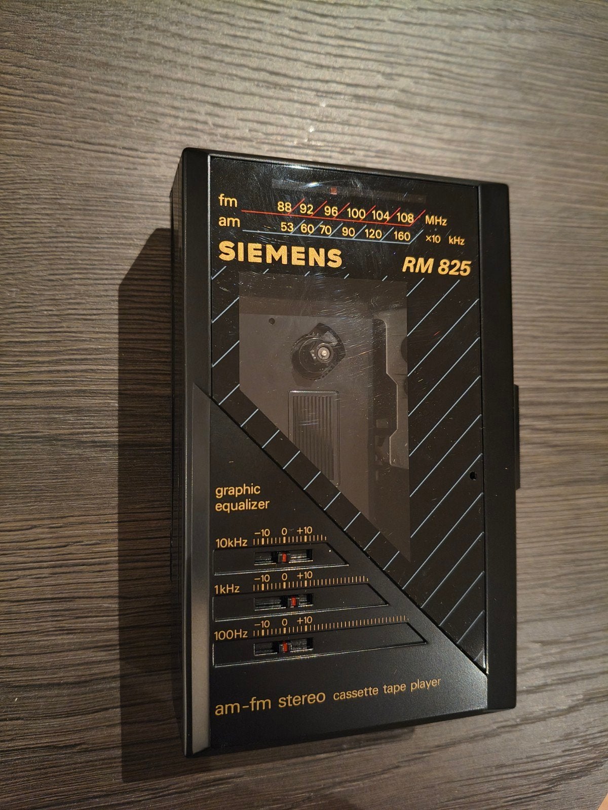 Siemens RM 825 Mini-Stereo Cassettespeler met Radio, Ophalen, Walkman
