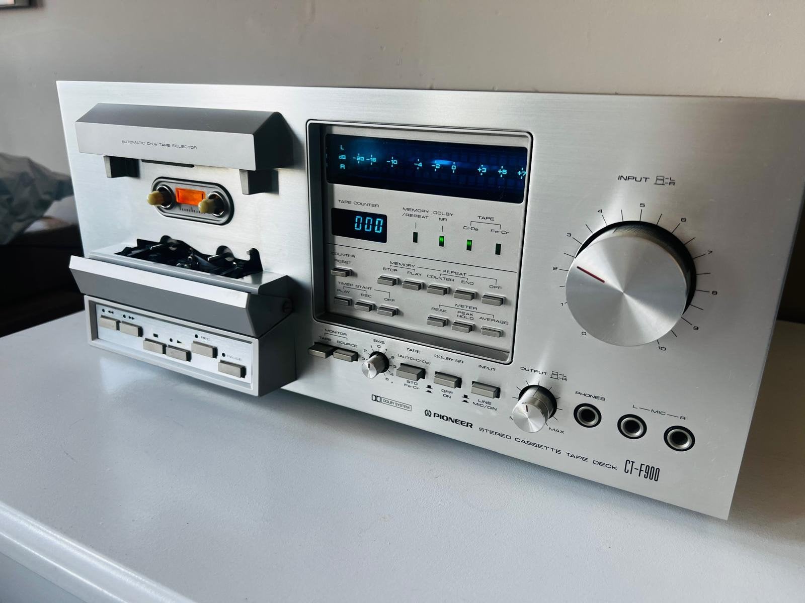 Pioneer CT-F900 Vintage Cassettedeck (met originele doos!), Ophalen of Verzenden, Enkel, Overige merken, Tiptoetsen