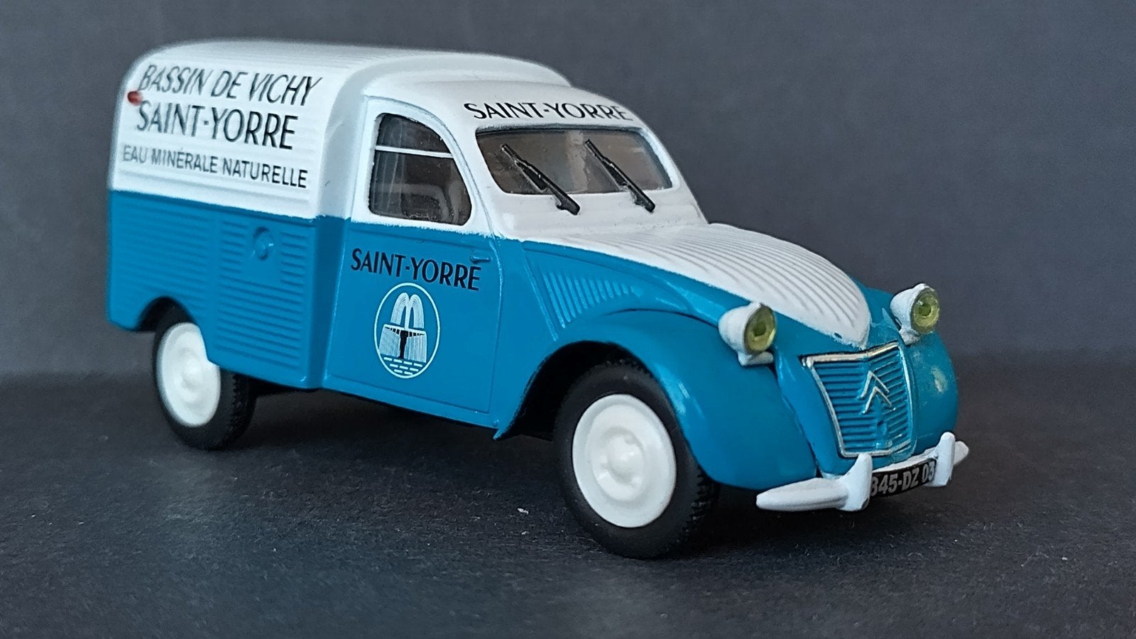 Citroen 2cv Bassin Saint Yorre 1:43 Norev Pol, Auto, ., Norev, Ophalen of Verzenden
