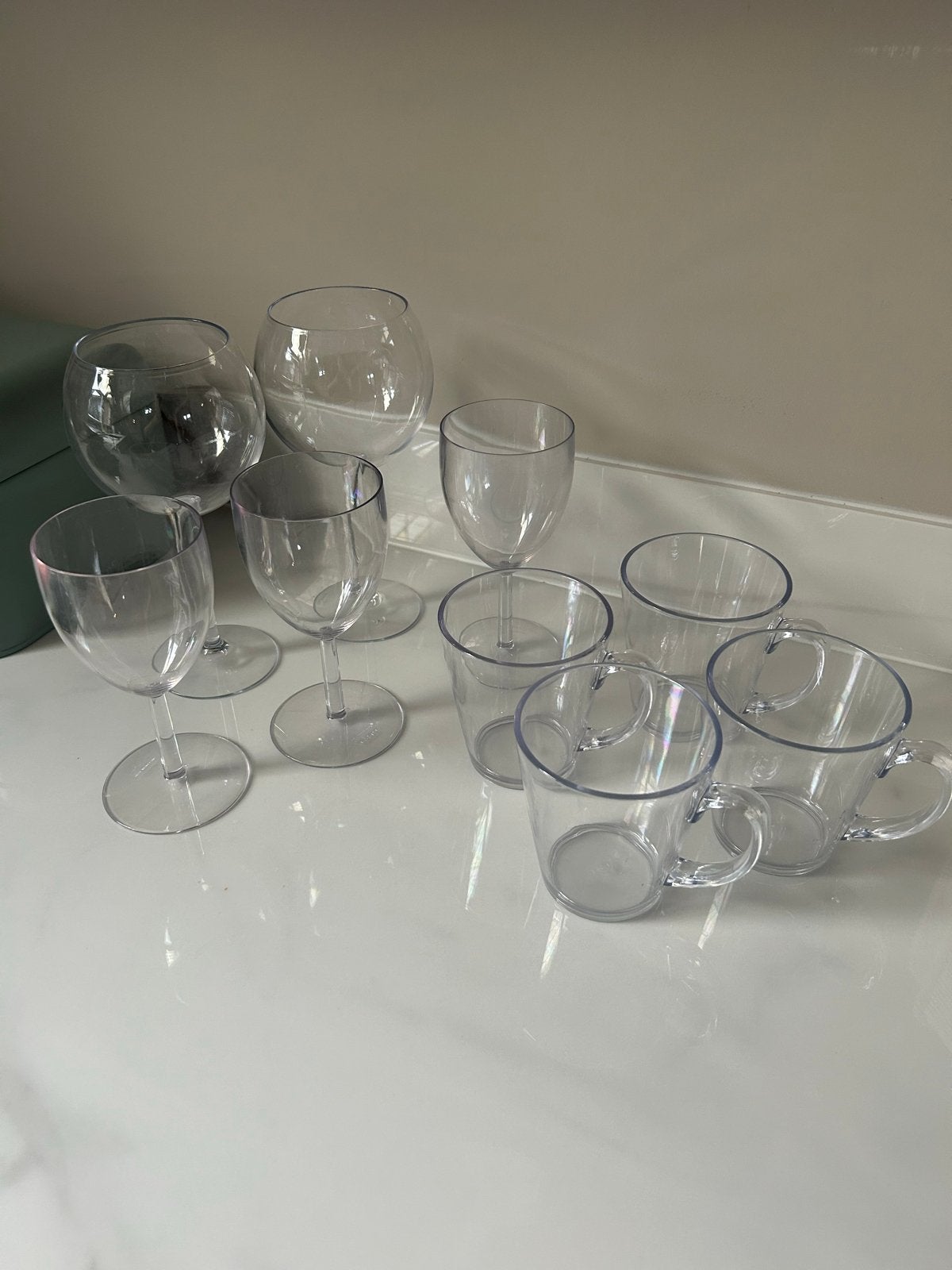 Mepal & Bardani plastic glazen set (wijn, thee, mojito), Huis en Inrichting, Keuken | Keukenbenodigdheden, Ophalen of Verzenden