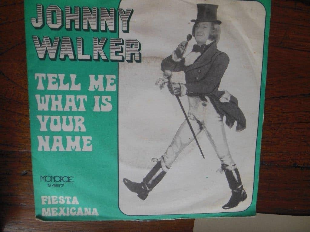 single johnny walker 45rpm jukebox vinyl record tell me what, Gebruikt, 7 inch, Ophalen of Verzenden, Pop