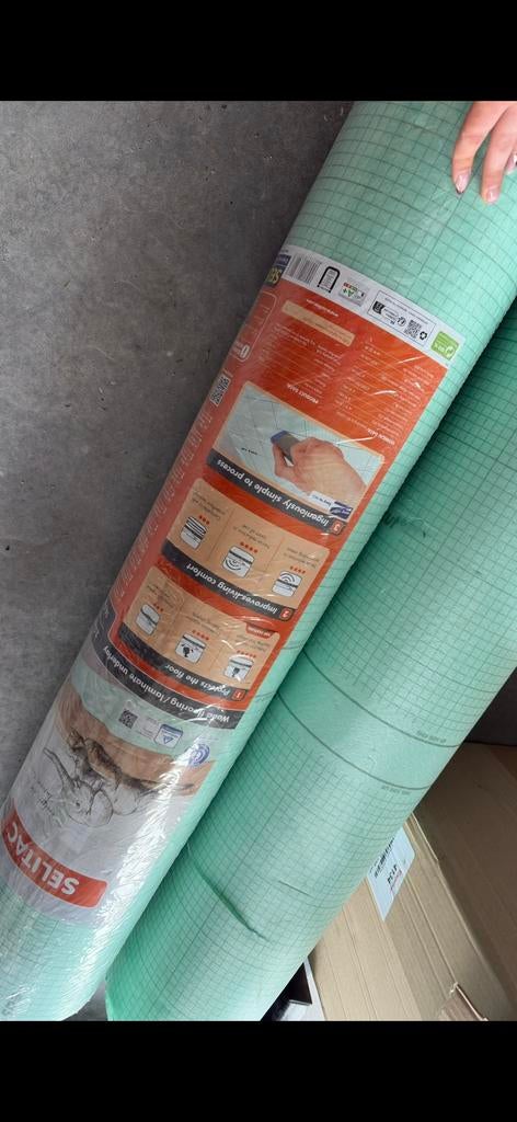 Selitac ondervloer voor laminaat en houten vloeren, Ophalen, Kunststof, Overige typen, Nieuw